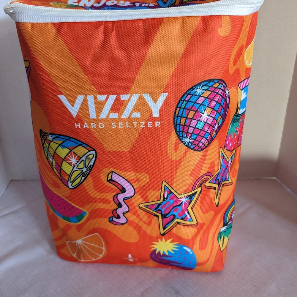 Vizzy 'Enjoy the Vibe' insulated soft sided cooler backpack Tim Singleton